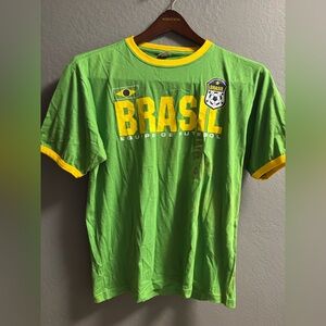 New fifa World Cup men's Brazil national football team T-shirt men’s large